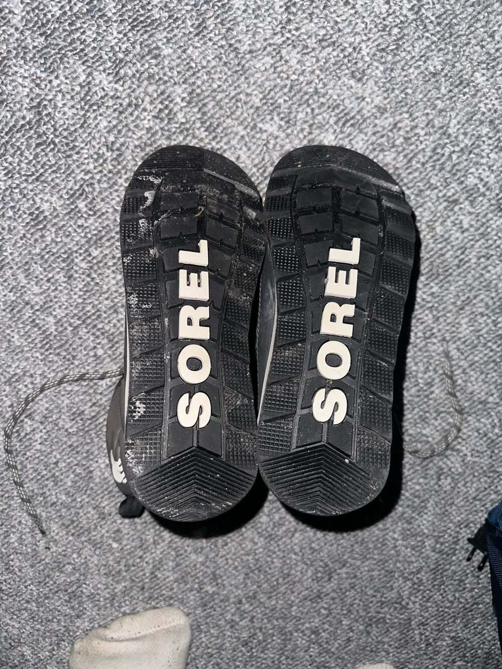 Sorel Out N About Puffy Boots Size 6 Grey Waterproof Winter Shoes